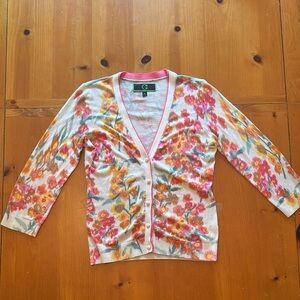 Original CWonder Floral Cardigan Sweater